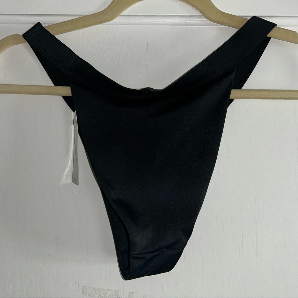 NWT Pac Sun Black High-Cut Triangle Bikini size small - Picture 6 of 7